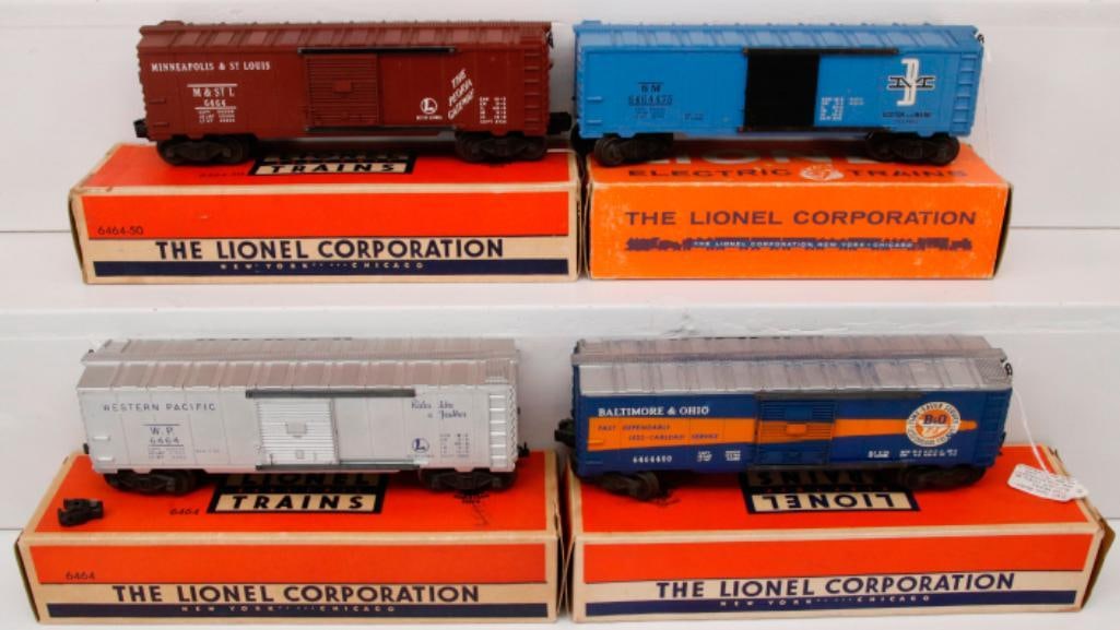 Lionel Postwar O Gauge 6464 Western Pacific/6464 - 400/6464 - 50/6464 - 475 Box Cars (1 of 6)