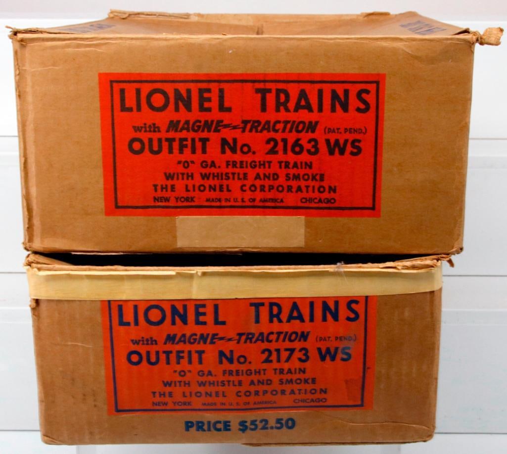 Lionel Postwar O Gauge 2163W Set Box and 2173WS Set Box (1 of 5)