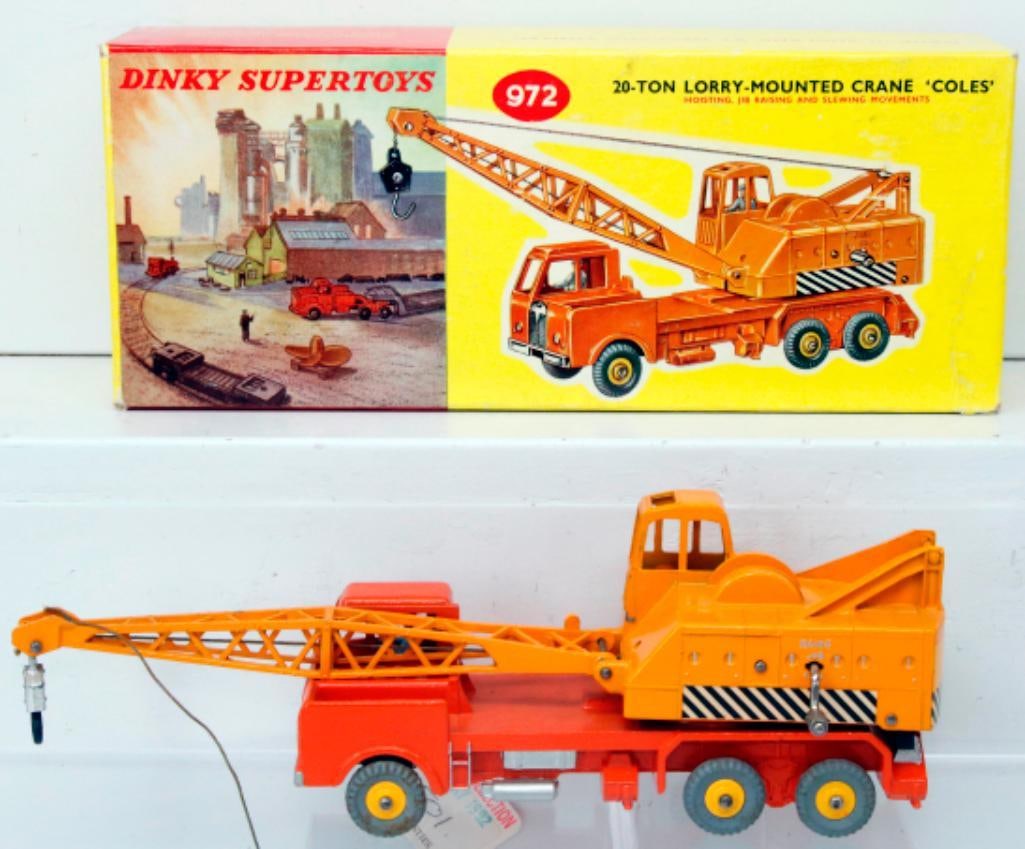 Dinky Super Toys 972 20 - Ton Lorry - mounted Coles Crane Boxed (1 of 6)
