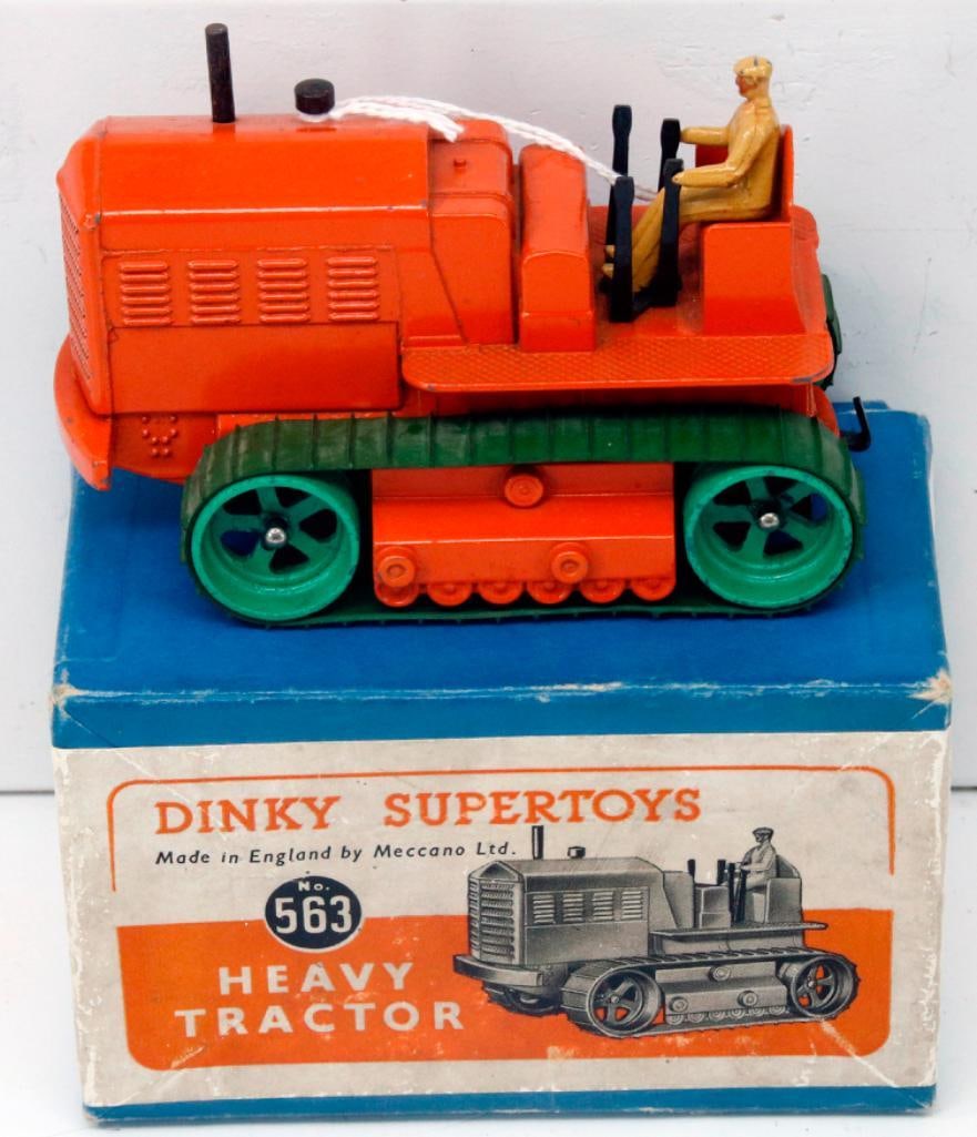 Dinky SuperToys 563 orange Heavy Tractor Boxed (1 of 6)
