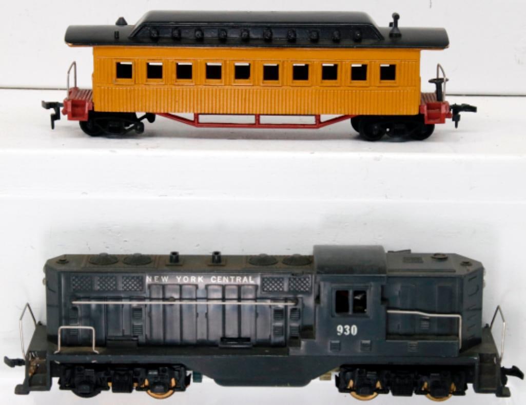 Marx Toy Trains HO Gauge old-fashioned Passenger Car Factory Prototype: Marx Toy Trains HO Gauge old-fashioned Passenger Car Factory Prototype, with the old-fashioned Passenger Car HO Gauge appearing as Model #2589 - A, dated 9 - 22 - 59, in C7.Â Original Marx factory pa