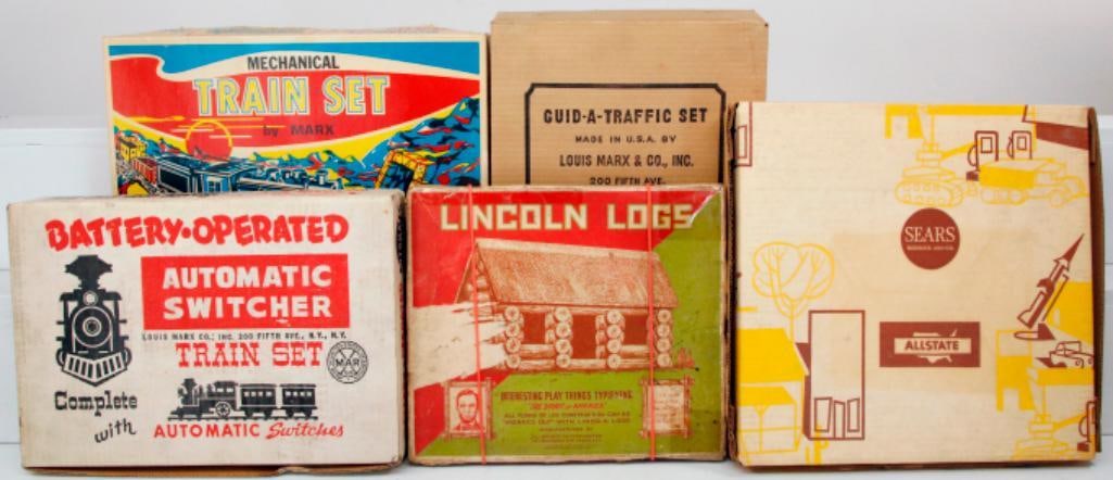 Marx Toy Trains O Gauge No. 528 Mechanical Train Set Boxed (1 of 15)