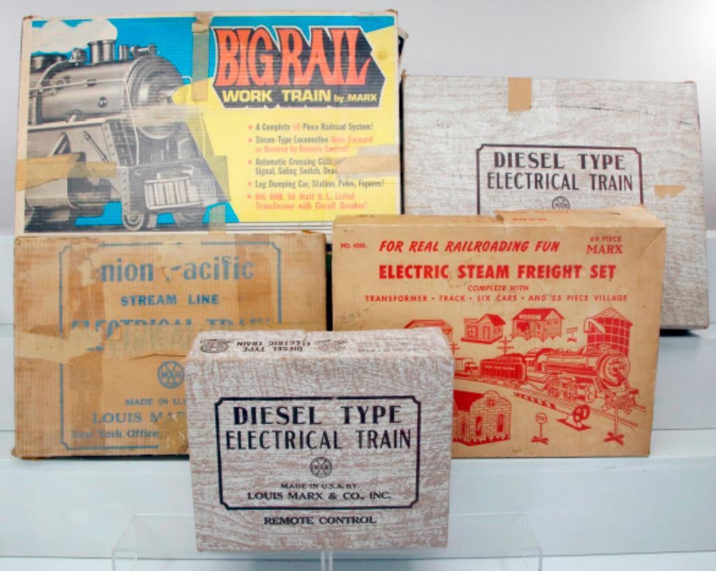 Marx Toy Trains O Gauge Assorted Sets (1 of 20)