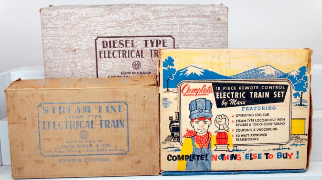 Marx Toy Trains O Gauge Assorted Sets (1 of 20)