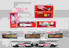 Lionel Modern O Gauge New Haven F-3 A-A Powered & Dummy Diesel Units and Eight Assorted Freight Cars First Image