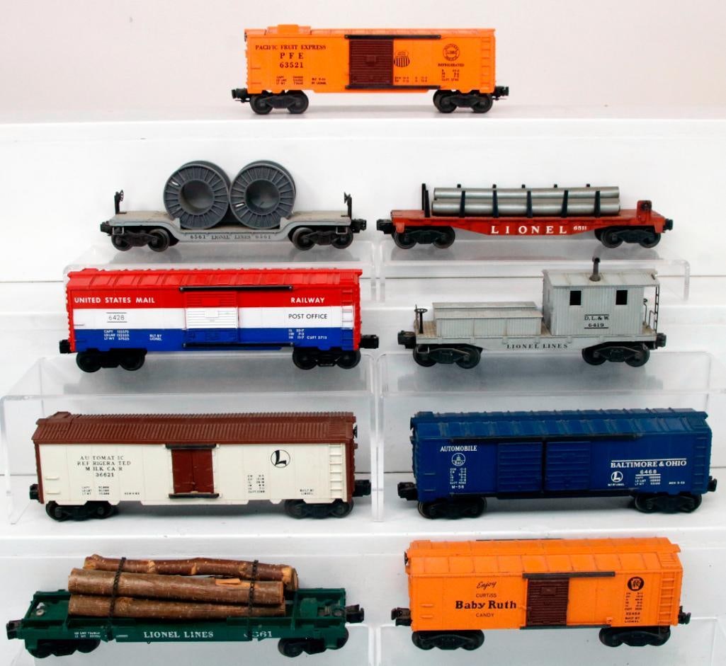 Lionel Postwar O Gauge Nine (9) Assorted Freight Cars (1 of 11)