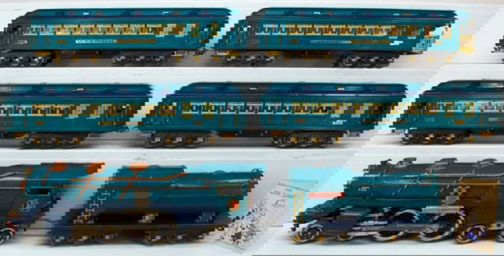 Lionel Prewar Standard Gauge 4 Car Blue Comet Passenger Set Auction