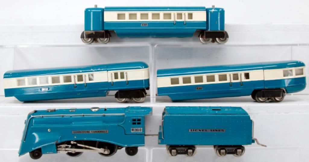 Lionel Prewar O Gauge 265E Blue Streak Passenger Set (1 of 12)