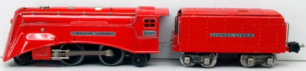 Lionel Prewar O Gauge 264E Red Comet Loco and Tender (1 of 10)