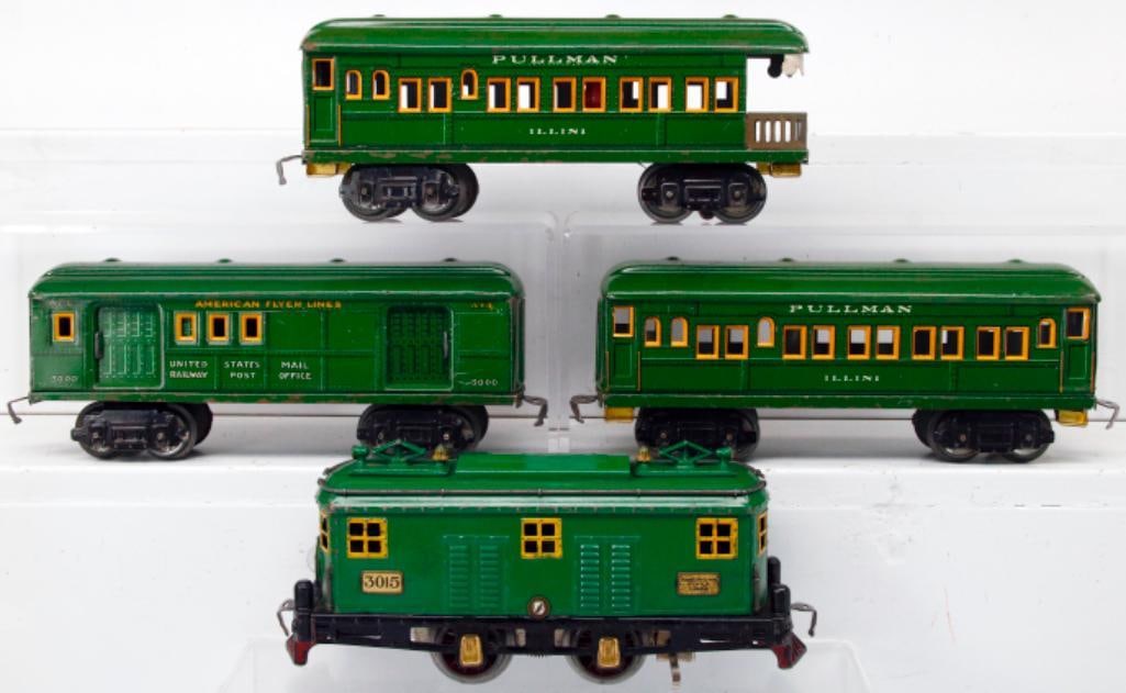 American Flyer Prewar O Gauge Jeffersonian Set Boxed (1 of 16)