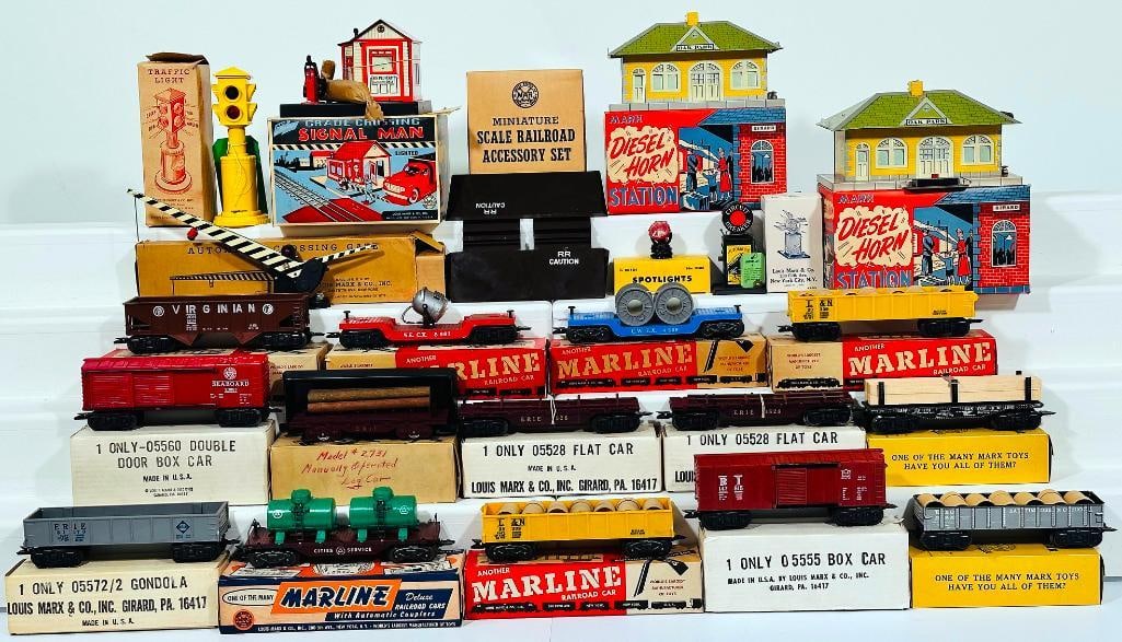 Marx Postwar O Gauge Assorted Freight Cars Boxed (1 of 11)