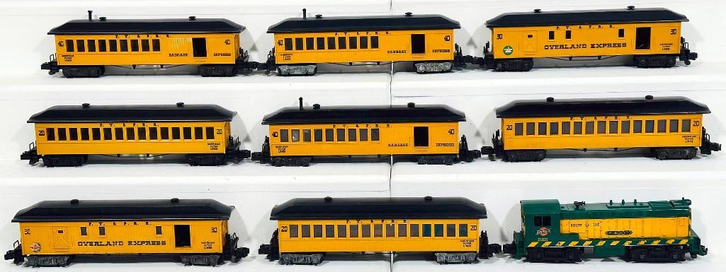 American Flyer Postwar S Gauge 21801 Northwestern Switcher and Old Time Passenger Car X8 (1 of 7)