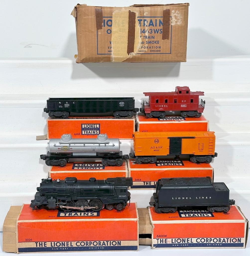 Lionel Postwar O Gauge Outfit No. 1463WS Set from 1951 Boxed (1 of 18)