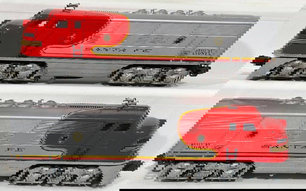 Lionel Postwar O Gauge 2353 Santa Fe F3 A A Diesel Units Powered And