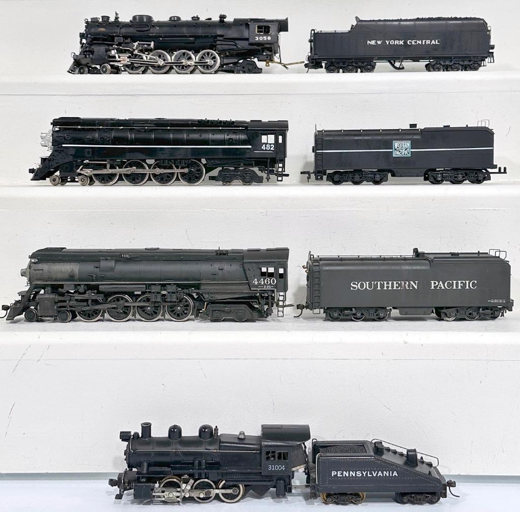 Unknown Manufacturer/Tenshodo/Lionel/Partial Brass HO Scale, including SP 4 - 8 - 4 Loco and Tender (1 of 8)