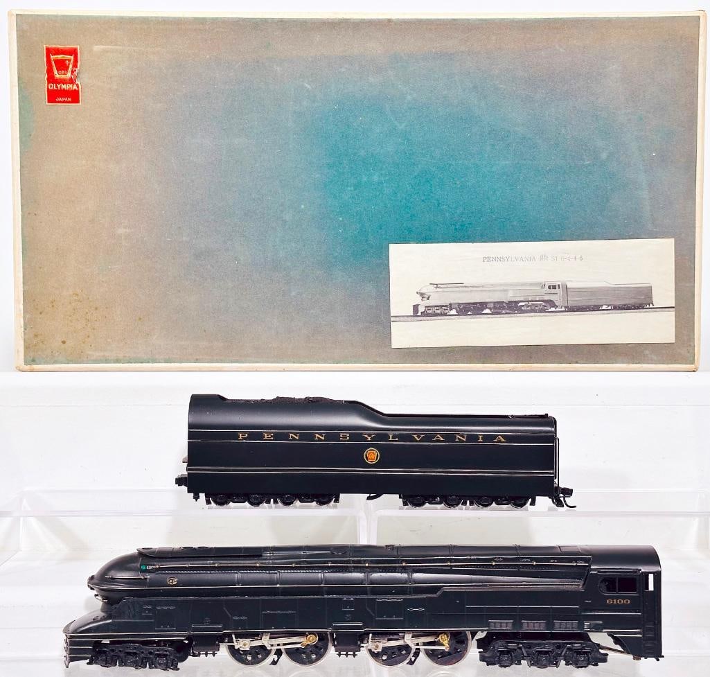 Gem Models Brass HO Scale Pennsylvania R.R. SI 6 - 4 - 4 - 6 Locomotive and Tender (1 of 7)