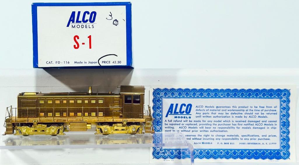 Alco Models Brass HO Scale S - 1 Unpainted Switcher (1 of 7)