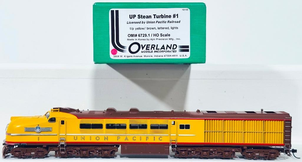 Overland Models Brass HO Scale Union Pacific Steam Turbine No. 1 (1 of 6)