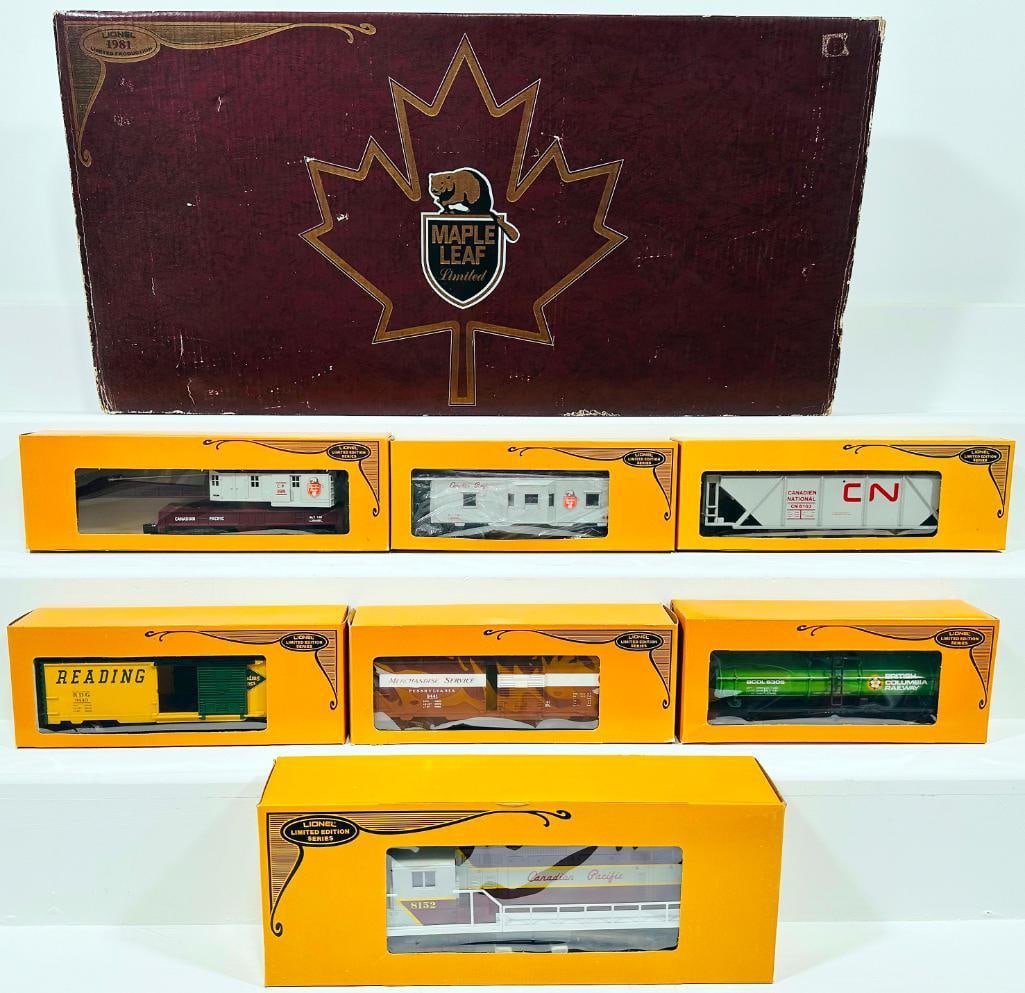 Lionel Modern O Gauge Mapleleaf Limited Canadian Pacific Switcher Freight Set Boxed (1 of 11)