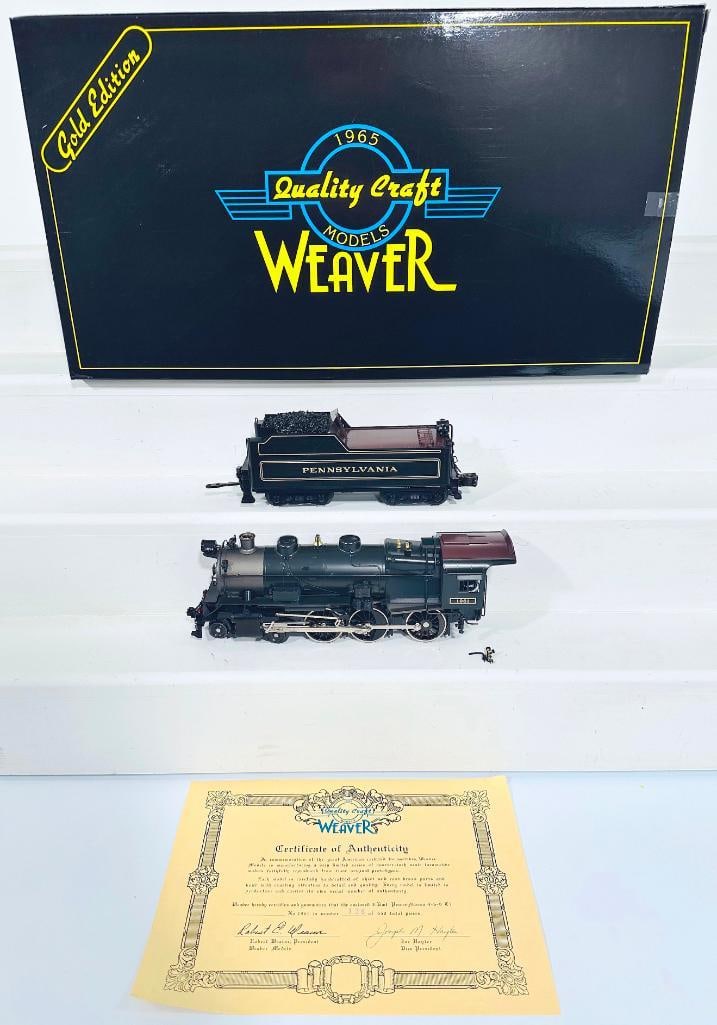 Weaver Modern O Gauge PRR 4 - 6 - 0 G5 Loco and Tender with QS1 Boxed (1 of 11)