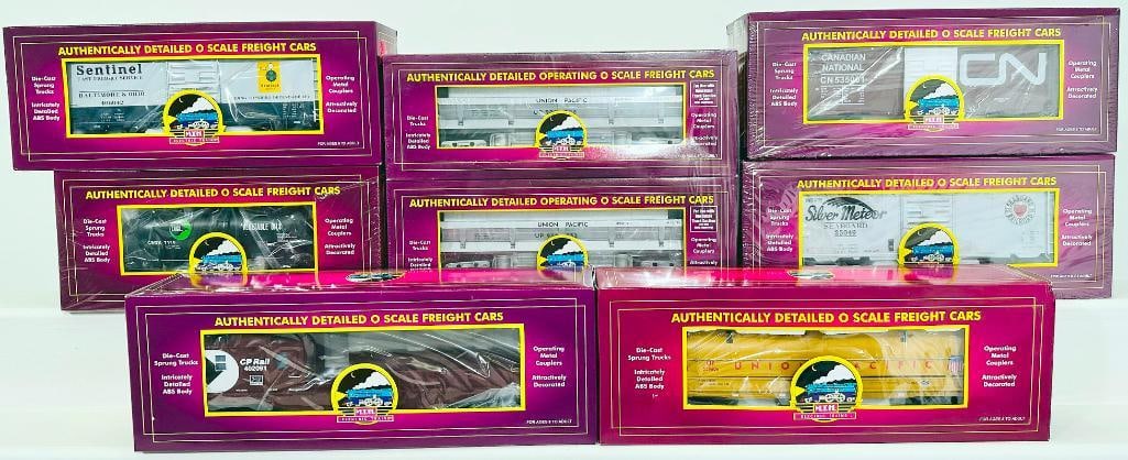 MTH Modern O Gauge Eight (8) Assorted Freight Cars Boxed (1 of 6)