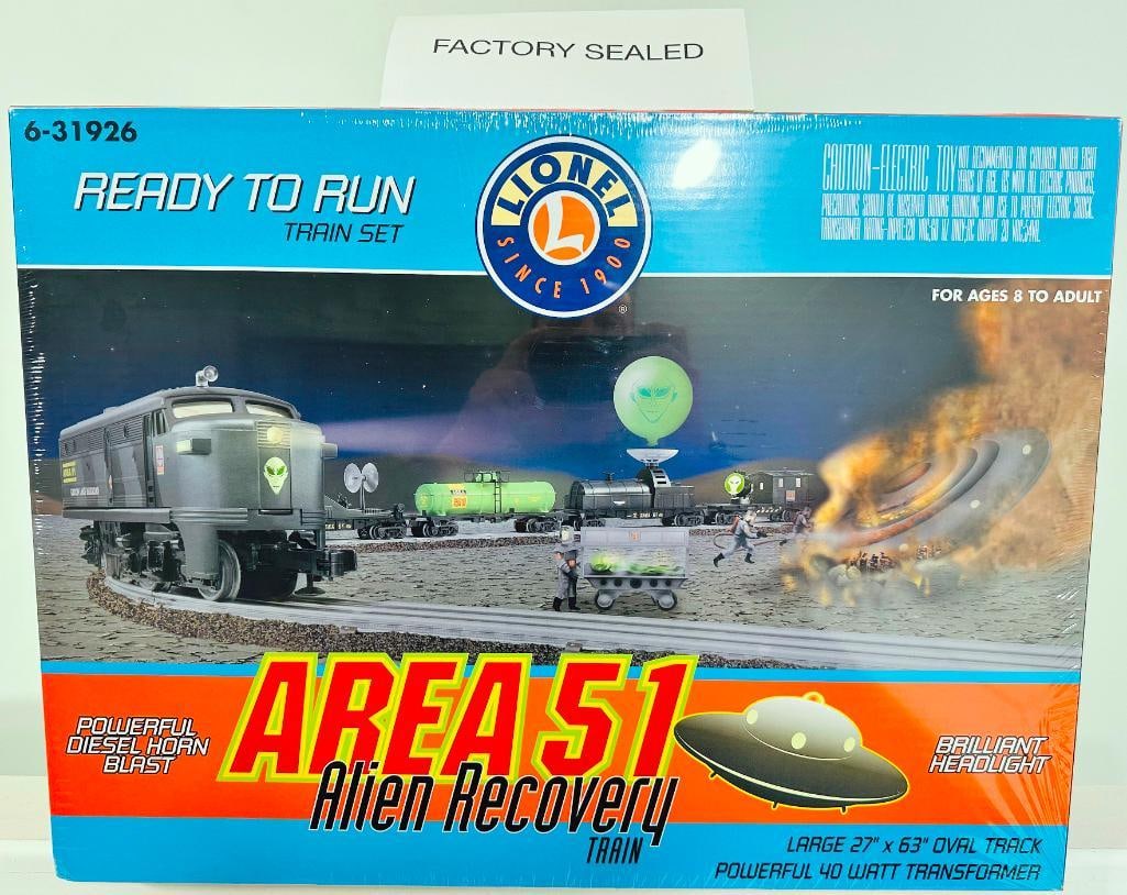 Lionel Modern O Gauge Area 51 Alien Recovery Train Sealed Box (1 of 7)