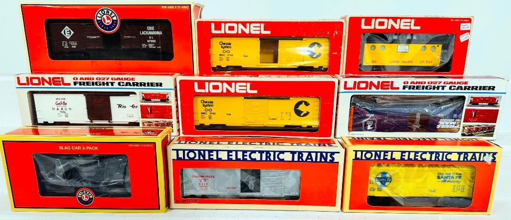 Lionel Modern O Gauge Nine (9) Assorted Freight Cars (1 of 5)