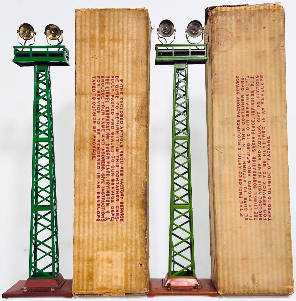 Lionel Prewar  92 Floodlight Tower X2 (1 of 12)