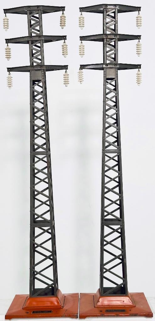 Lionel Prewar 94 High Tension Tower in Early Colors X2 (1 of 6)