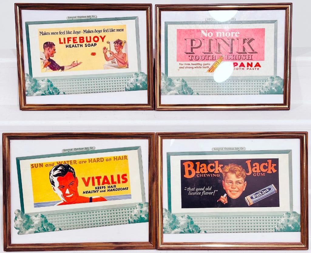 Lionel Prewar Four (4) Assorted Billboards Original (1 of 1)