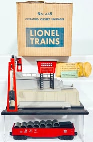 Lionel Postwar O Gauge 345 Operating Culvert Unloader Boxed