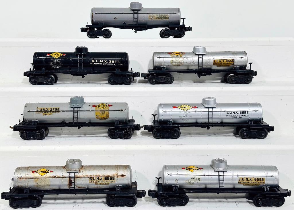 Lionel Postwar O Gauge Seven (7) Assorted Tank Cars (1 of 6)