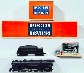 Lionel Modern O Gauge Diecast New York Central Hudson with Diecast Tender #6-8406/Animated Newsstand