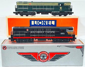 Lionel Modern O Gauge Jersey Central Fairbanks Morse Diesel Locomotive & Fairbanks Morse Dual Motor