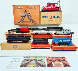 Lionel Postwar O Gauge 2295WS 746 4-8-4 Norfolk and Western Locomotive Freight Set Boxed from 1957
