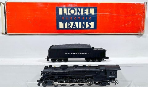 Lionel Modern O Gauge New York Central 4 - 8 - 2 Mohawk L - 3 Class Locomotive and Tender Boxed