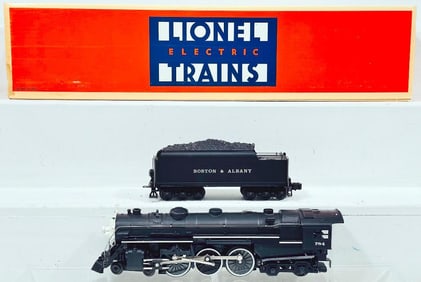 Lionel Modern O Gauge B&A Hudson Loco and Tender