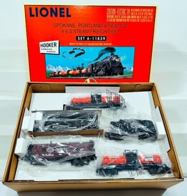 Lionel Modern O Gauge Spokane Portland and Seattle 4 - 6 - 2 Steam Freight Set Boxed