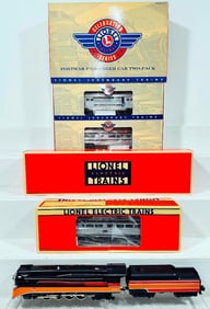 Lionel Modern O Gauge Canadian Pacific Aluminum Passenger Car 2 pack-Southern Pacific GS-2 Daylight