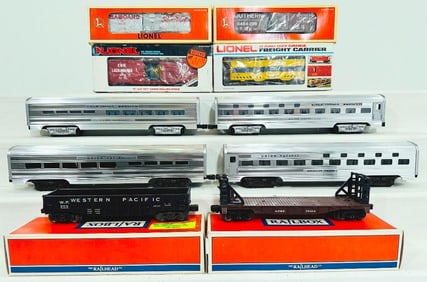 Weaver Models Modern O Gauge Four Assorted California Zephyr Passenger Cars/ Lionel Modern O Gauge