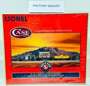 Lionel Modern O Gauge W. R. Case & Sons Cutlery Special Rolling Stock 3 - Pack Boxed #6 - 990018