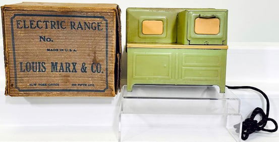 Marx Prewar Electric Range Boxed
