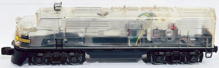 Lionel Modern O Gauge Santa Fe F3 A-Unit Clear Shell- RARE