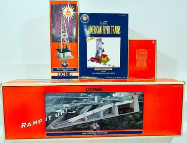 Lionel Modern O Gauge 456R Operating Coal Ramp-138 Water Tower-Lionel American Flyer Modern S Gauge