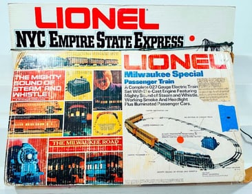 Lionel Modern O Gauge NYC Empire State Express and Milwaukee Special Passenger Set