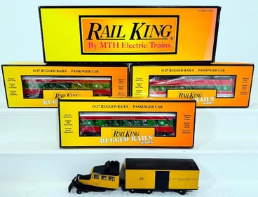 MTH Modern O Gauge Galloping Goose Diesel Virginia and Truckee with PS 2.0 and Christmas Madison Car