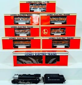 Lionel Modern O Gauge TCA Seven Assorted Passenger Cars/ 1990 LCCA Convention Locomotive and Tender