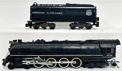 American Flyer Postwar S Gauge 21139 Union Pacific Locomotive and Tender