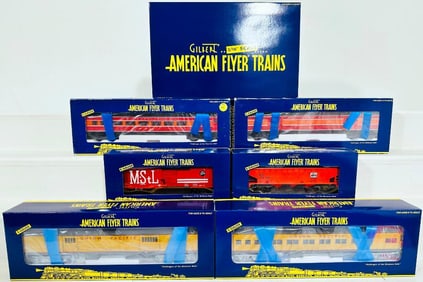 American Flyer Lionel Modern S Gauge Union Pacific Heavyweight 2 pack - Western Pacific Hopper
