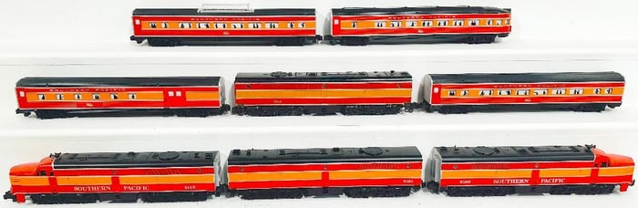 American Flyer Lionel Modern S Gauge 8150-8152-8151-8151 Southern Pacific A - B - B - A Alco Diesels